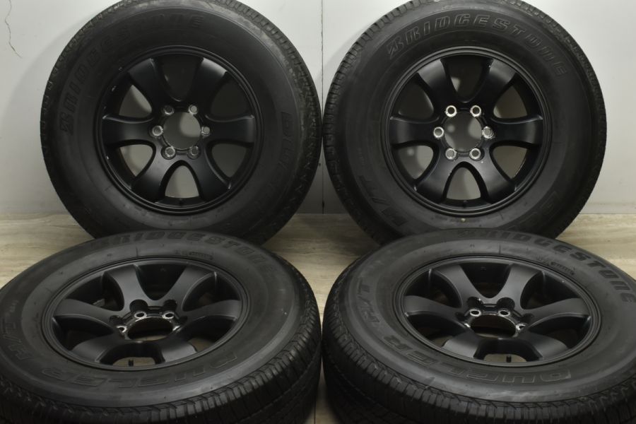 ブラックペイント品】トヨタ 120 プラド 純正 17in 7.5J +30 PCD139.7 