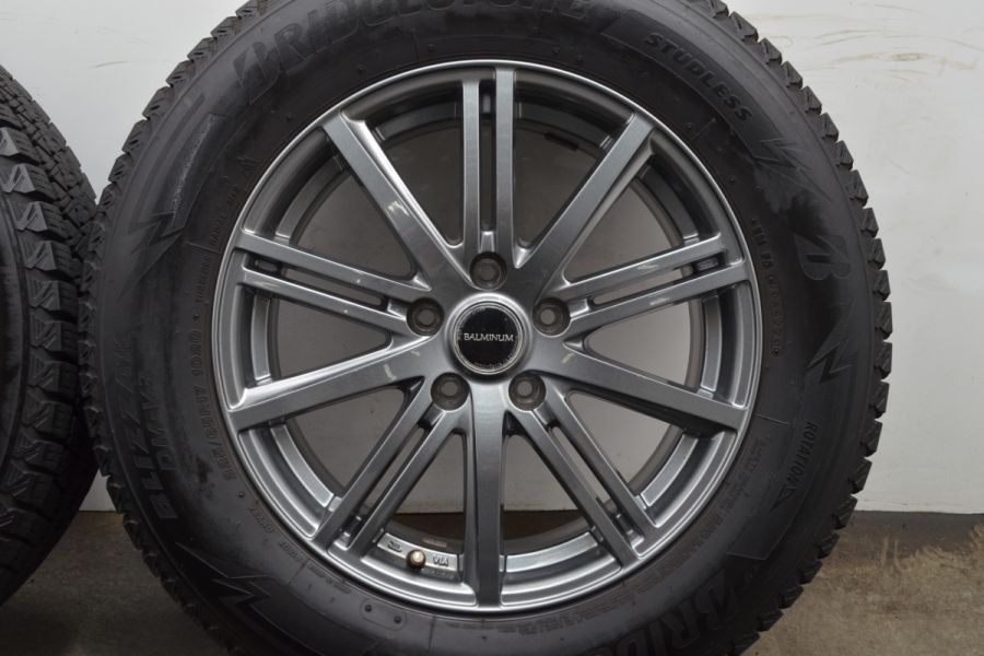 程度良好品】バルミナ 17in 7J +45 PCD114.3 ブリヂストン