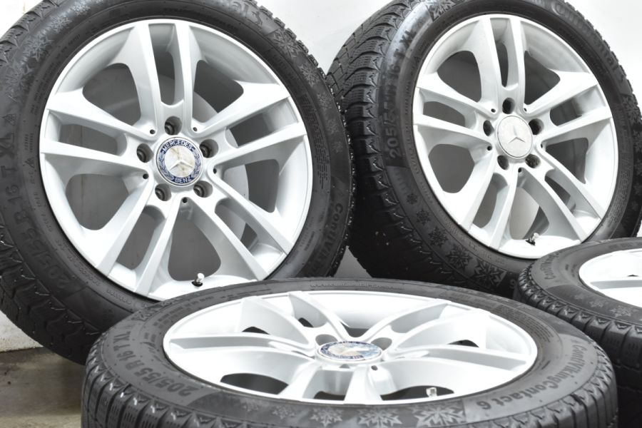 ベンツ Cクラス W204等 205/55R16 5穴 PCD112 +43 2016年 バリ山 