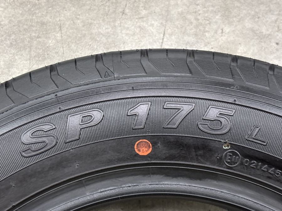 2026年製 新車外し】ダンロップ SP175L 155/80R14 LT 4本 トヨタ