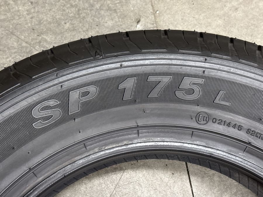 2026年製 新車外し品】ダンロップ SP175L 155/80R14 LT 4本セット