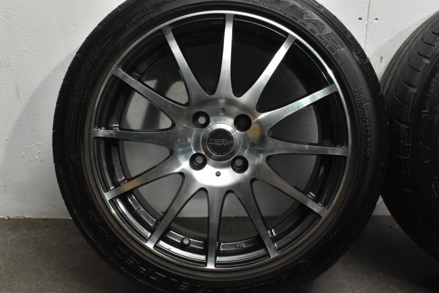 【インチアップに】X-Speed 16in 6.5J +45 PCD100 イーグル REVSPEC RS-02 195/50R16 アクア ヴィッツ  フィット ノート デミオ スイフト