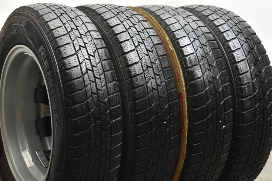 美品】ジョーカー 13in 4.00B +45 PCD100 グッドイヤー アイスナビ6 145/80R13 N-BOX N-ONE N-WGN タント  ミラ ムーヴ ワゴンR アルト 中古 スタッドレスタイヤホイールセット | パーツ販売ナンバーワン