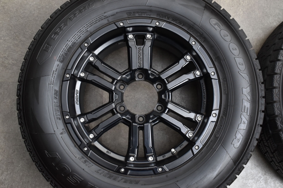 美品 スタッドレスセット】RAYS DAYTONA FDX 17in 8J +20 PCD139.7