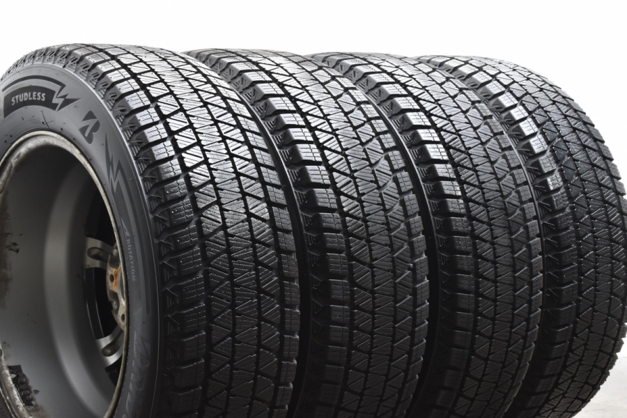 バリ溝 DM-V3付】ミルアス 17in 7J +38 PCD114.3 ブリヂストン