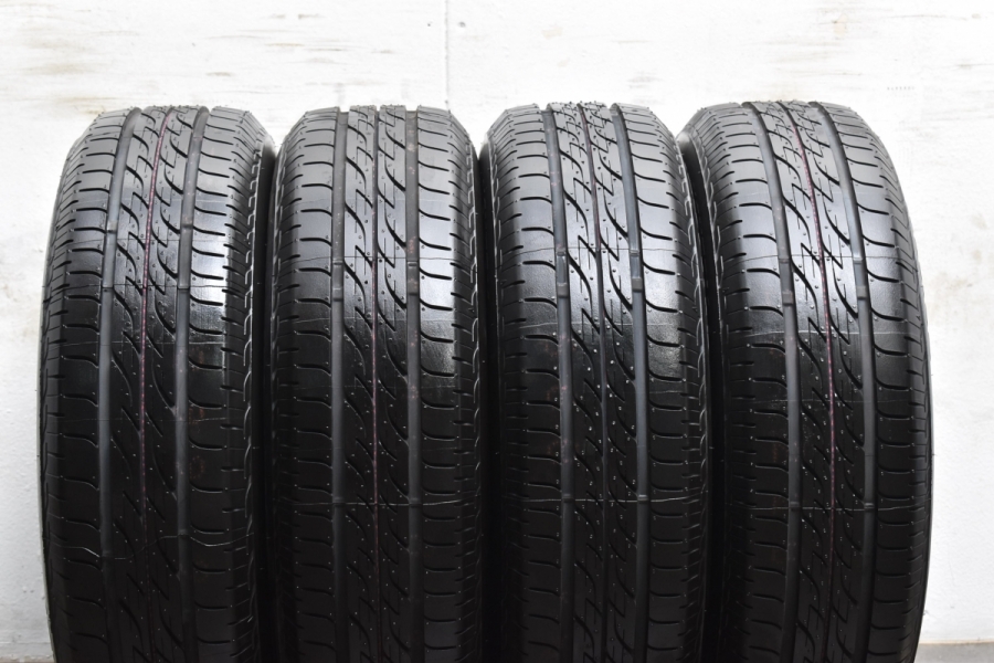 【バリ溝 使用わずか】ダイハツ 純正 13in 4.5J +45 PCD100 ブリヂストン ネクストリー 155/65R13 MAX エッセ  アトレー ミラジーノ ムーヴ