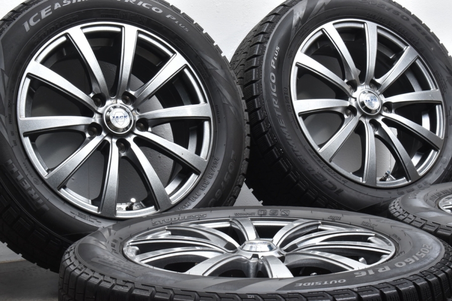 2020年製 バリ溝 美品】ZACK 16in 6.5J +43 PCD114.3 ピレリ 205/60R16 