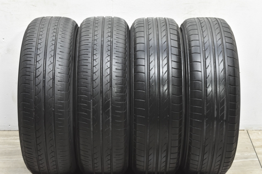 アヤ ホイール美品】AL 14in 5.5J +47 PCD100 ヨコハマ ブルーアース/ブルー