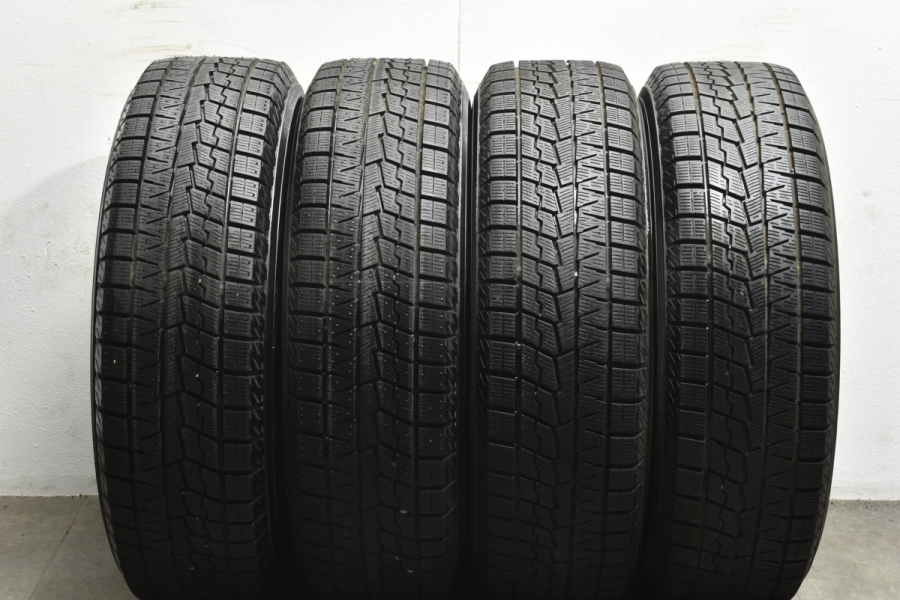 【バリ溝品 iG70】WEDS VELVA 15in 5.5J +50 PCD100 ヨコハマ アイスガード7 185/65R15 アクア カローラ  ノート フィット デミオ MAZDA2