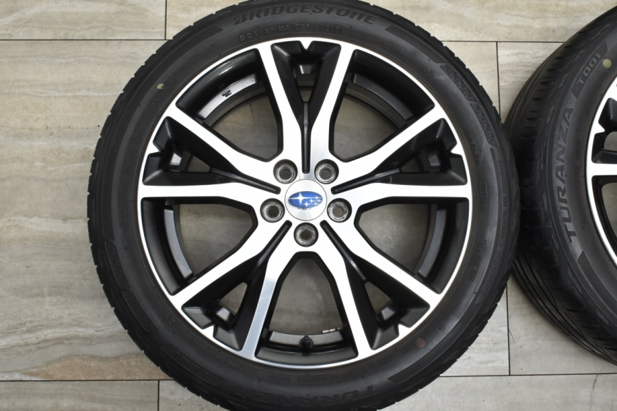 程度良好】スバル インプレッサ スポーツ 純正 17in 7J +55 PCD100