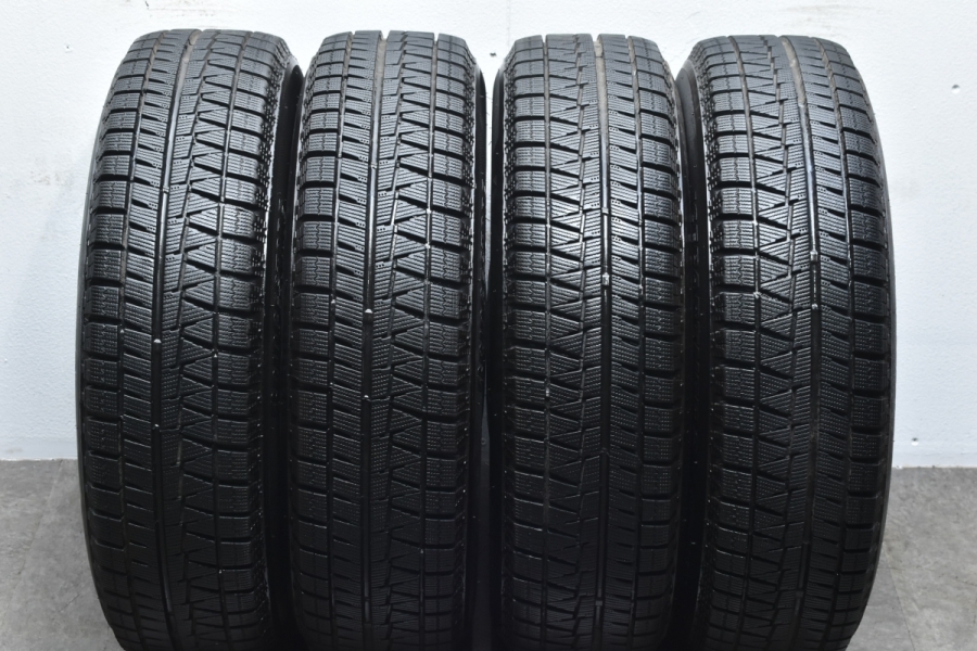 【バリ溝品】WEDS JECT 14in 5J +39 PCD100 ブリヂストン アイスパートナー2 165/70R14 アクア ヴィッツ ポルテ  マーチ スイフト ブーン