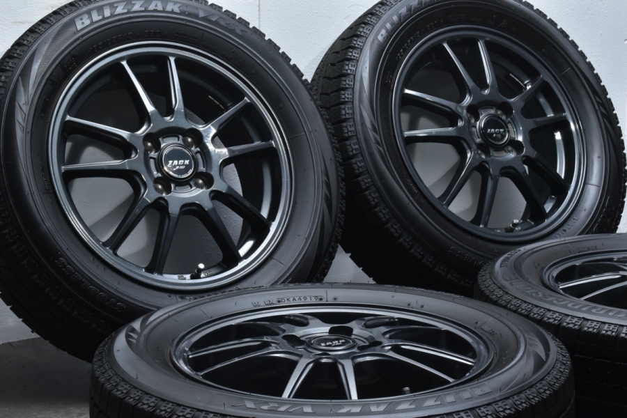 未使用 展示品】ZACK JP-520 15インチ ダークガンメタ 4本