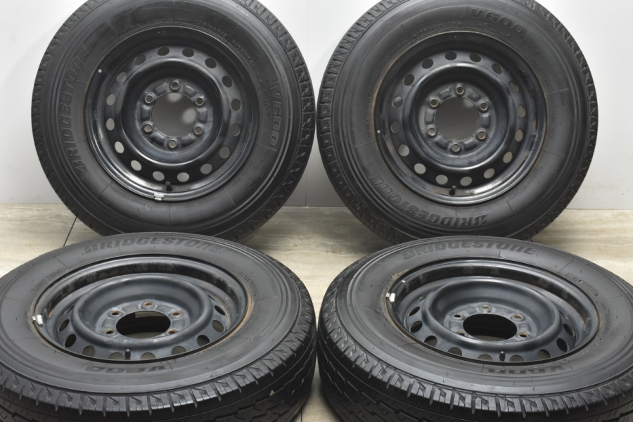 良好品】トヨタ ハイエース 純正 15in 6J +35 PCD139.7 ブリヂストン