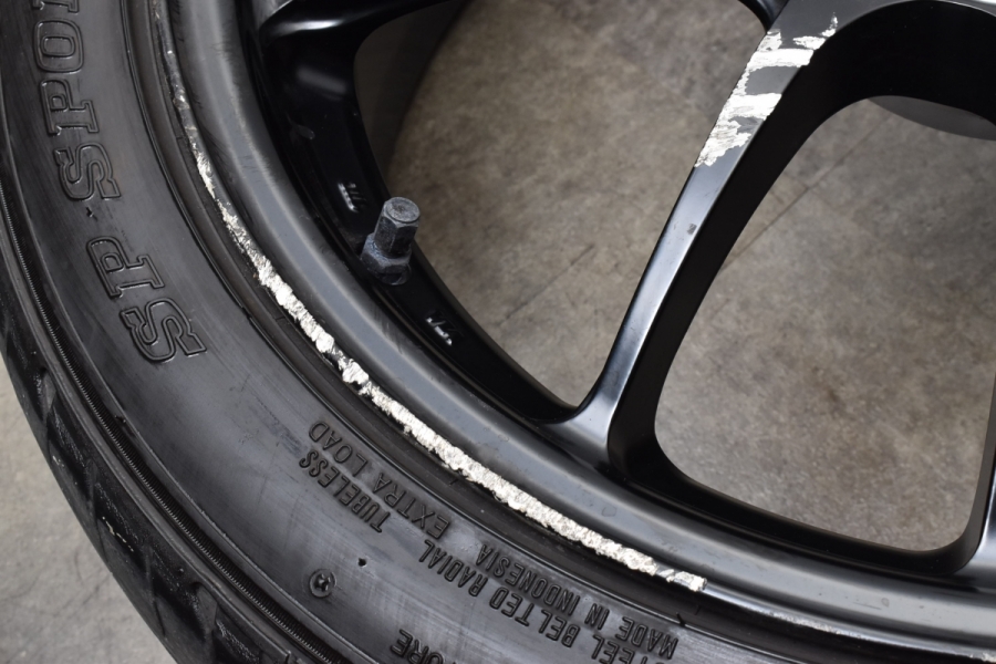 【軽量】エンケイ ENKEI PF01 17in 7J +45 PCD100 ダンロップ SPスポーツ LM704 205/45R17 ヴィッツ  ヤリス フィット ND ロードスター