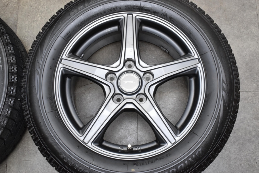 美品 バリ溝】トップラン 16in 6.5J +54 PCD114.3 ブリヂストン