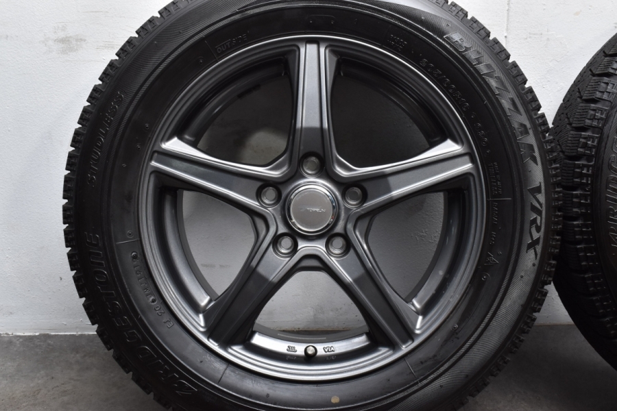 美品 バリ溝】トップラン 16in 6.5J +54 PCD114.3 ブリヂストン