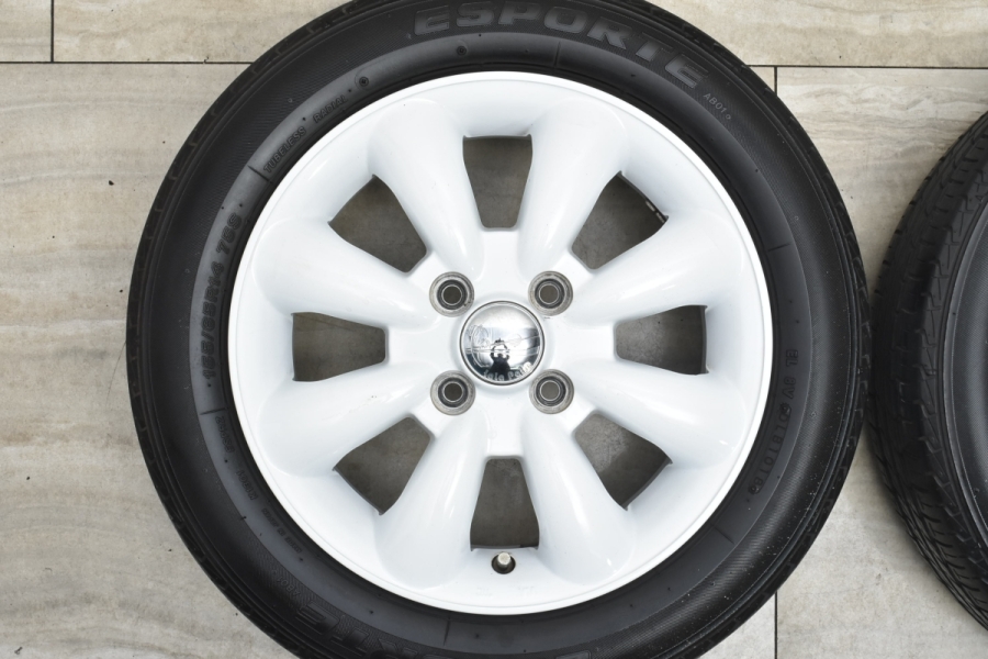 人気ホイール】ララパーム 14in 4.5J +45 PCD100 エスポルテ 155/65R14