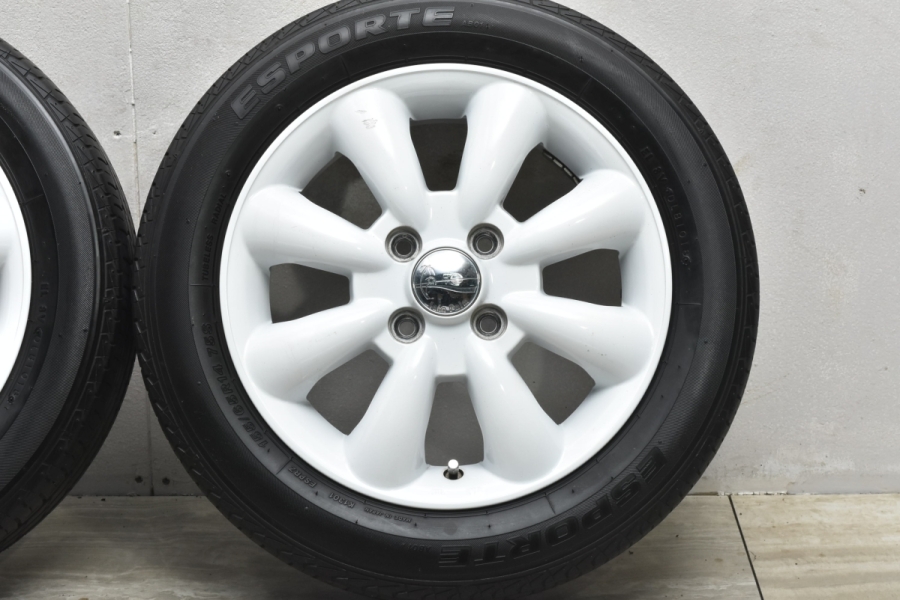 155/65R14 タイヤホイールセット 14インチ ララパーム ノーマルタイヤ 人気ホイール】ララパーム 14in 4.5J +45 PCD100 エスポルテ 155/65R14