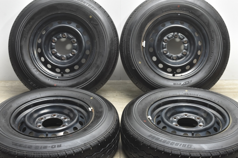 【中古 ハイエース純正】BRIDGESTONE 15インチ ノーマルタイヤ 4本 中古 ハイエース純正】BRIDGESTONE 15インチ ノーマルタイヤ 4本