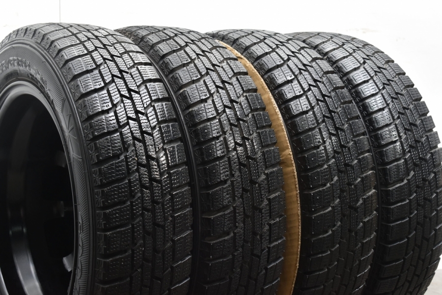 【美品】DOS 14in 4.5J +45 PCD100 グッドイヤー アイスナビ6 155/65R14 N-BOX N-ONE タント ミラ ムーヴ  ワゴンR アルト 軽自動車