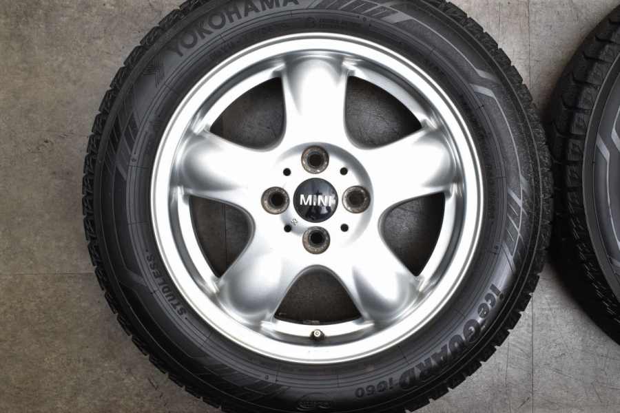 お買い得商店街 純正 ミニクーパー R56 R55 バリ溝】MINI 15in PCD100 +45 5.5J タイヤ・ホイール