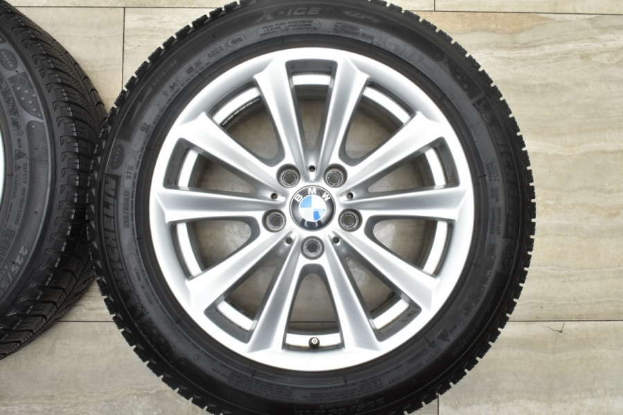 【正規品】BMW F10 5シリーズ 純正 17in 8J +30 PCD120 ミシュラン X-ICE XI3 225/55R17  品番:6780720 Vスポーク 236 ノーマル戻し 車検用