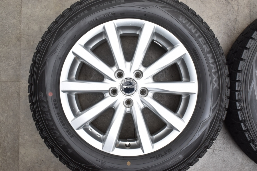 バリ溝 美品】トップラン 16in 6.5J +46 PCD100 ウィンターマックス 