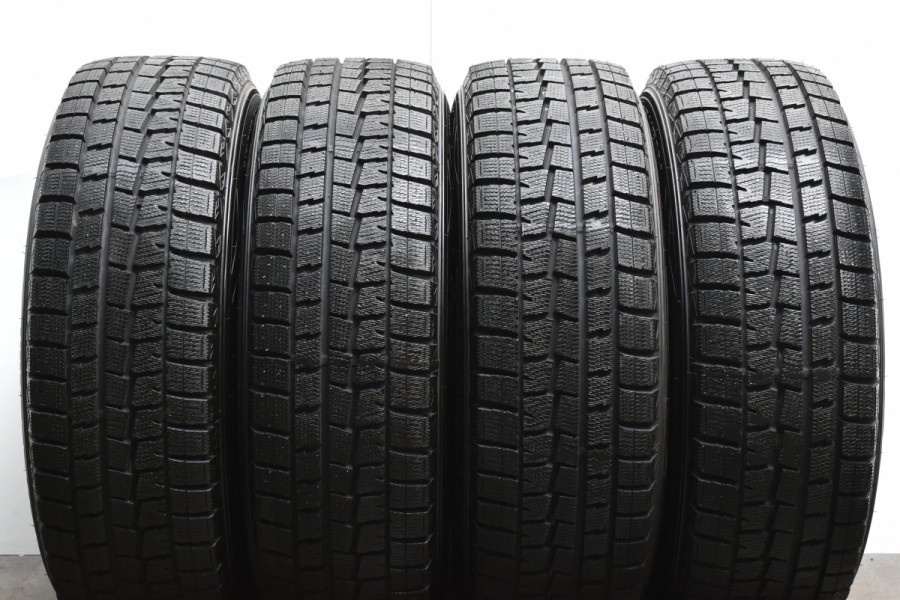 バリ溝 美品】トップラン 16in 6.5J +46 PCD100 ウィンターマックス 