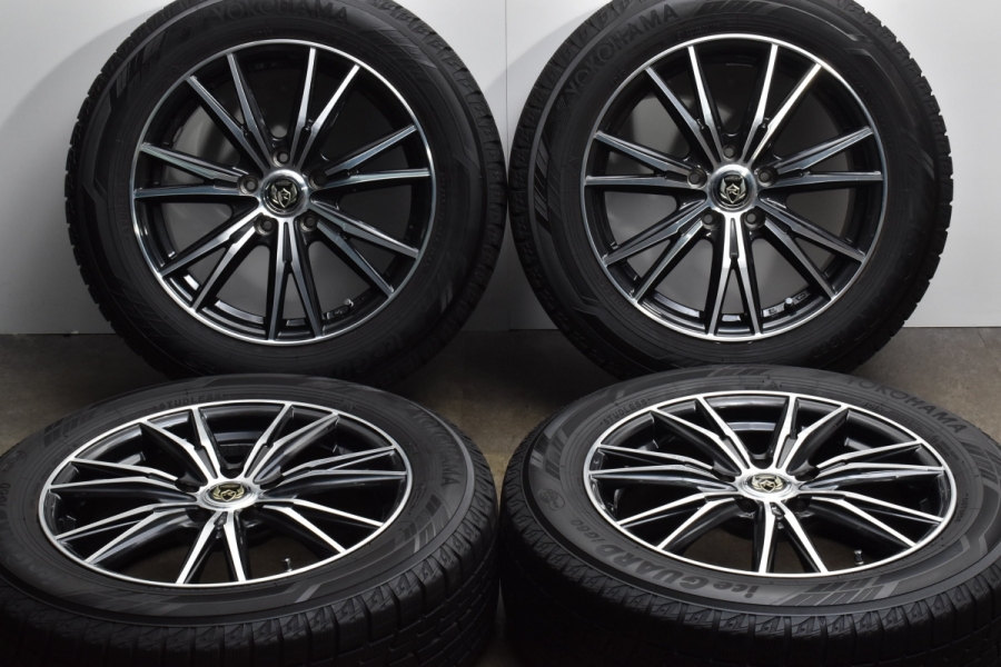 バリ溝 iG60付】RIZLEY 17in 7J +47 PCD114.3 ヨコハマ アイスガード6