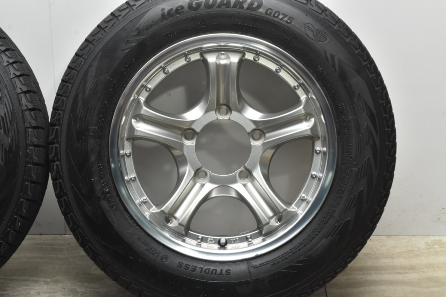 程度良好品】ジムニーサイズ 社外 16in 5.5JJ +20 PCD139.7 ヨコハマ
