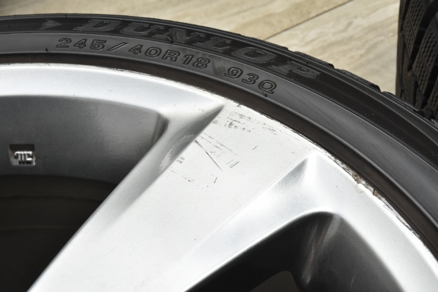 バリ溝】スバル WRX STI 純正 18in 8.5J +55 PCD114.3
