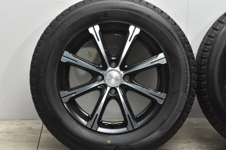 2021年製 バリ溝 美品】バルミナ 15in 5.5J+42 PCD100 ブリヂストン