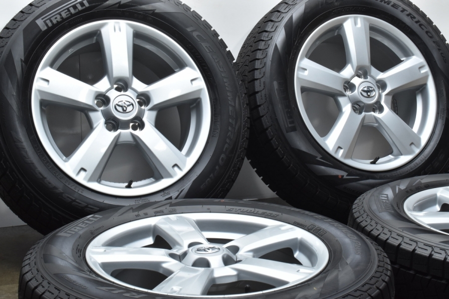 バリ溝 美品】トヨタ 30 RAV4 純正 17in 7J +45 PCD114.3 ピレリ 