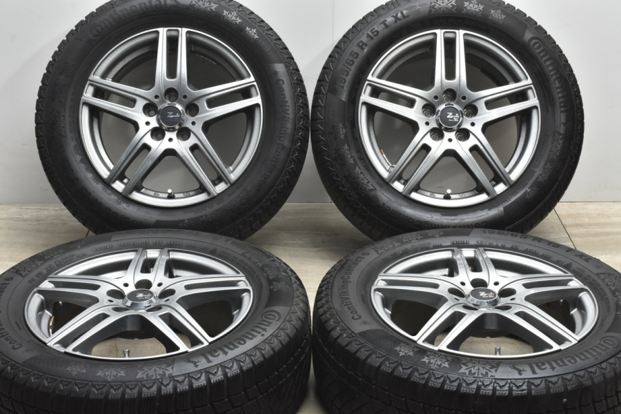 中古スタッドレス195/65R15コンチネンタル4本セット プリウス 
