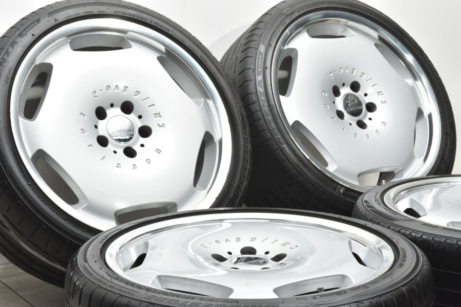 【人気メーカー】カールソン CR 1/6 EVO2 20in 8.5J +35 9.5J +40 PCD120 245/40R20 275/35R20  レクサス LS460 LS600 現状販売