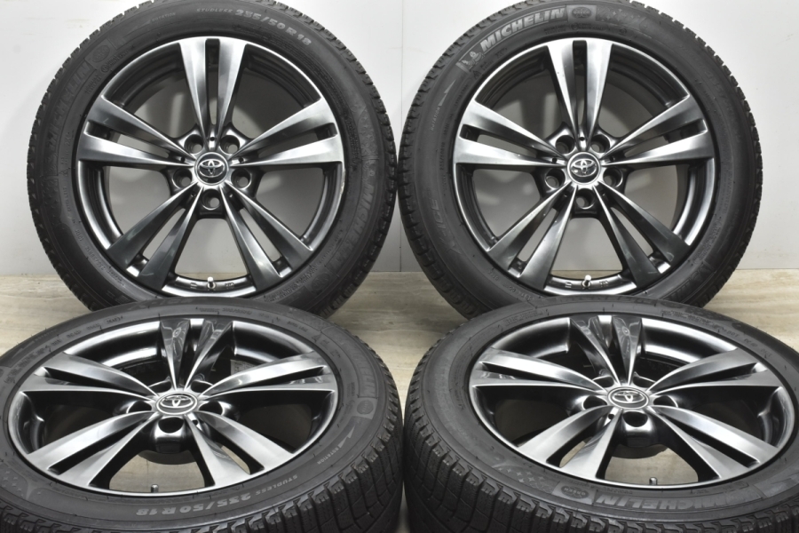 トヨタ専用設計】L-Fラウンジ 18in 7.5J +35 PCD114.3 ミシュラン X-ICE XI3 235/50R18 アルファード  ヴェルファイア カローラクロス 中古 スタッドレスタイヤホイールセット | パーツ販売ナンバーワン