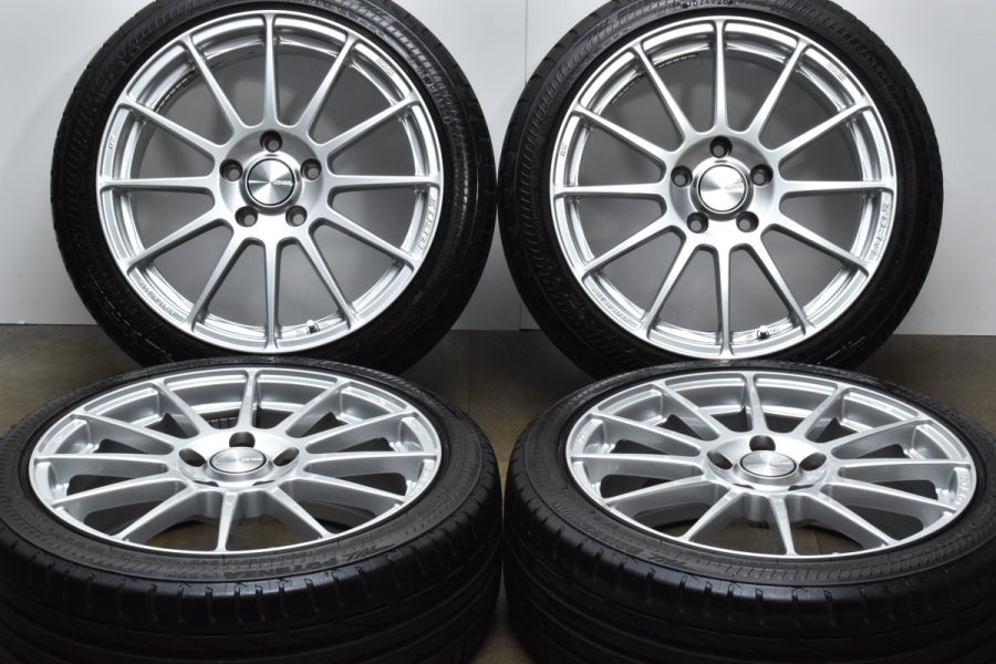 【美品】ENKEI エンケイ PF03 17in 7J+48 PCD114.3 ブリヂストン 205/45R17 GRヤリス シビック タイプR NC  ロードスター スイフトスポーツ