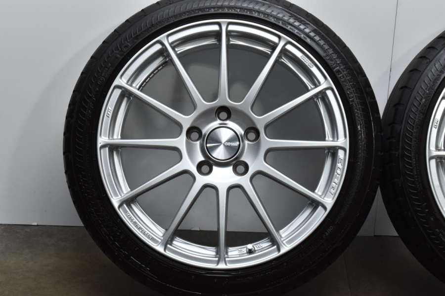 【美品】ENKEI エンケイ PF03 17in 7J+48 PCD114.3 ブリヂストン 205/45R17 GRヤリス シビック タイプR NC  ロードスター スイフトスポーツ