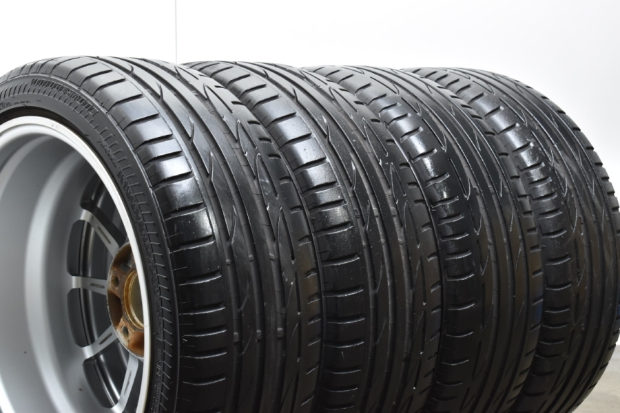 【美品】ENKEI エンケイ PF03 17in 7J+48 PCD114.3 ブリヂストン 205/45R17 GRヤリス シビック タイプR NC  ロードスター スイフトスポーツ