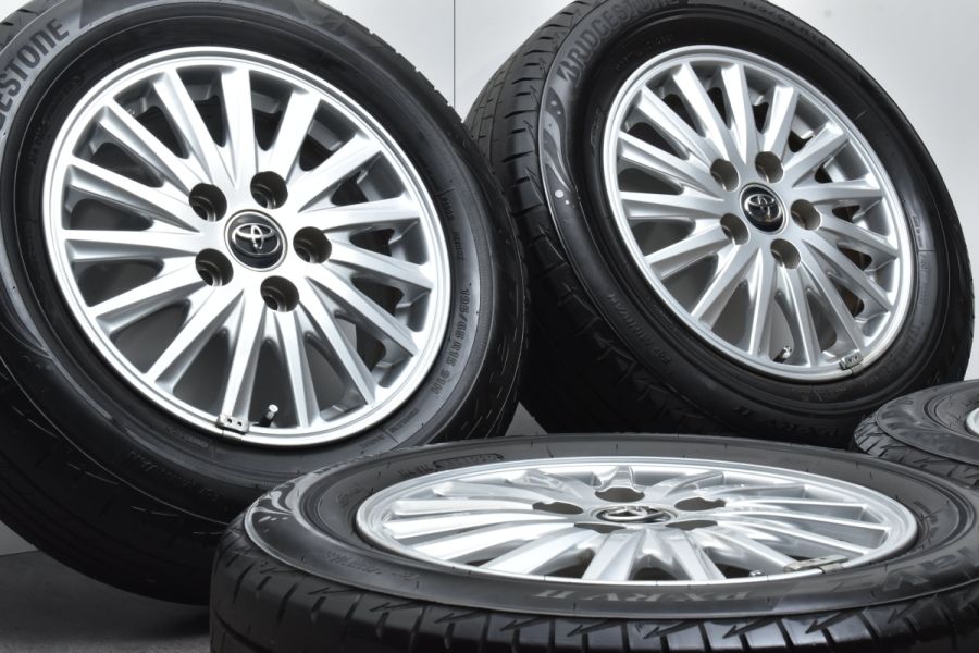 【バリ溝】トヨタノア ヴォクシー 純正15inブリヂストン 195/65R15 バリ溝】トヨタ 80 ノア ヴォクシー 純正 15in 6J +50 PCD114.3