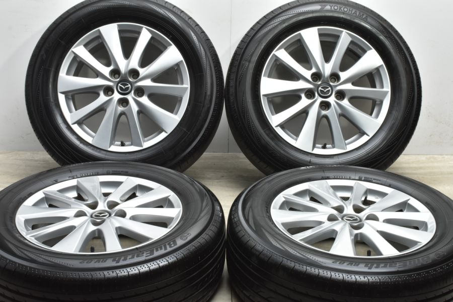 程度良好品】マツダ CX-5 純正 17in 7J +50 PCD114.3 ヨコハマ ブルー  