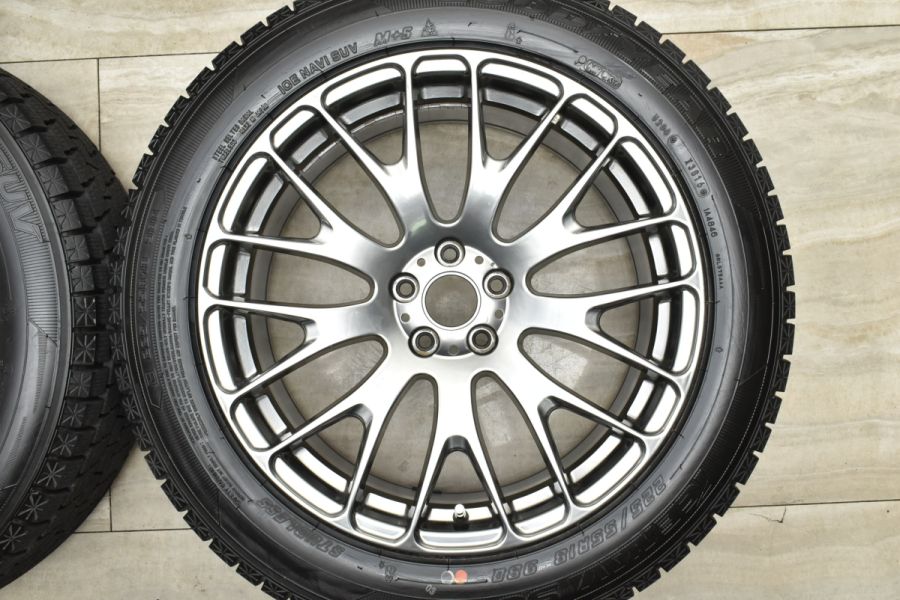 【程度良好品】JF LUXURY 18in 8J +40 PCD100 グッドイヤー アイスナビ SUV 225/55R18 スバル GTE GT7  XV SJ5 SJG フォレスター