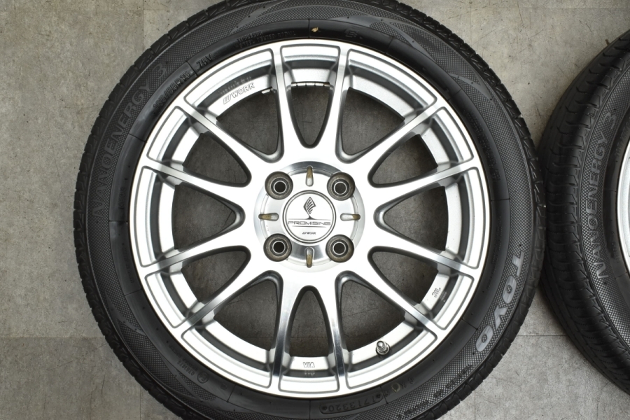 美品 バリ溝】WORK プロミッシング 15in 4.5J +45 PCD100 2020年製 
