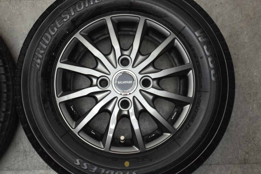 バリ溝 2022年製】バルミナ 12in 3.50B +44 PCD100 ブリヂストン