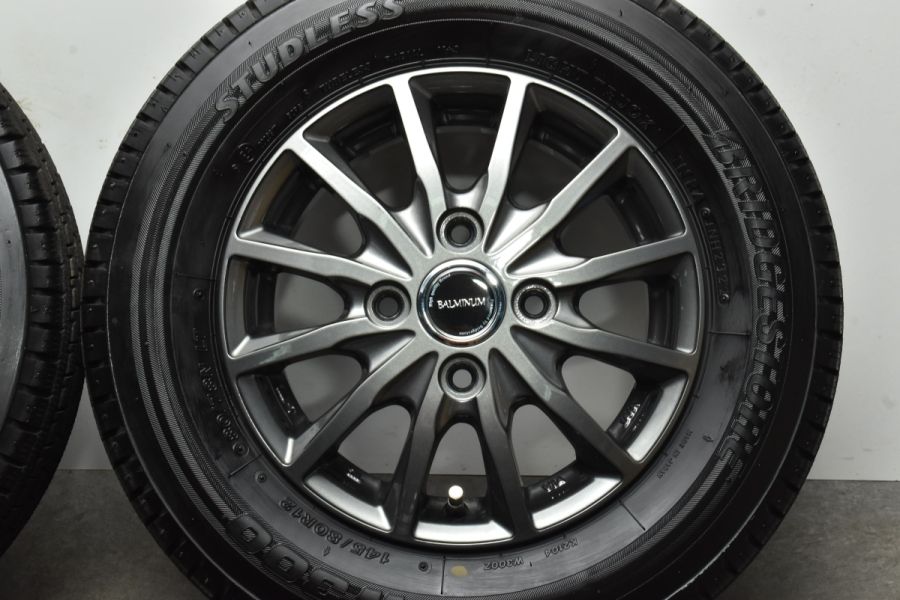 バリ溝 2022年製】バルミナ 12in 3.50B +44 PCD100 ブリヂストン