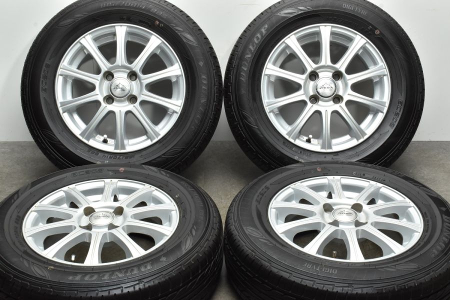 ダンロップ製タイヤ アルミ 4本セット 185/70R14 2022年製タイヤ ホイール