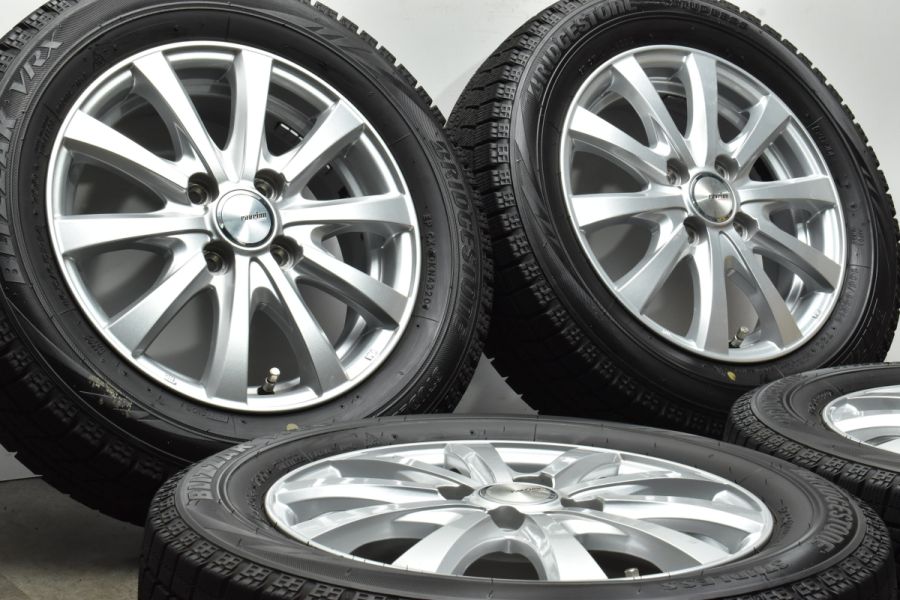 バリ溝 美品】ラブリオン 14in 4.5J +45 PCD100 ブリヂストン 