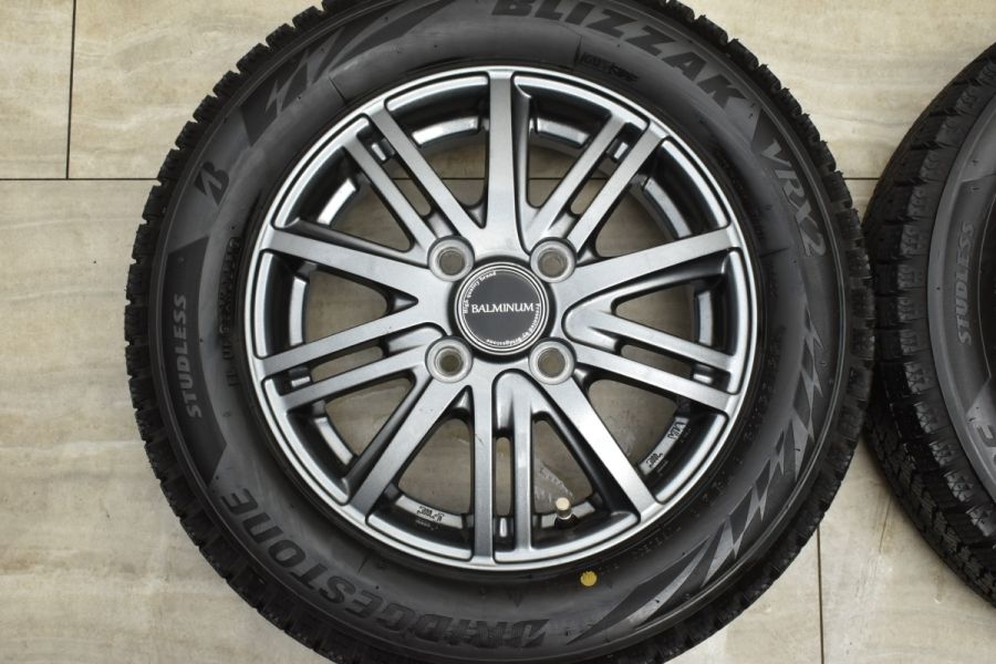 155 65 13 ブリザック バリ山 ワゴンR ミラ