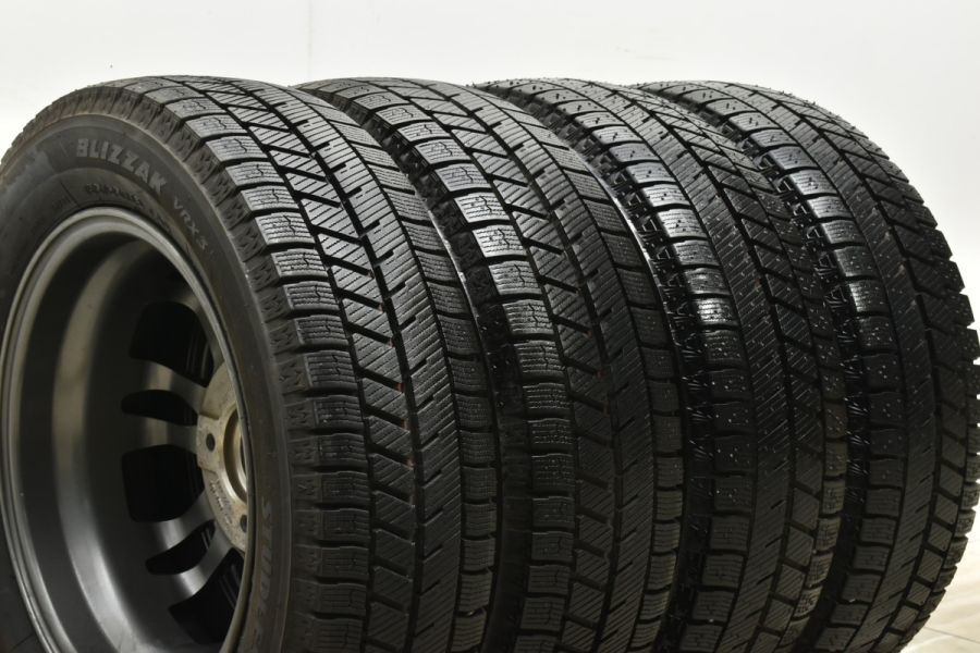 バリ溝 VRX3付】VELVA 13in 4.00B +45 PCD100 2021年製 ブリザック 
