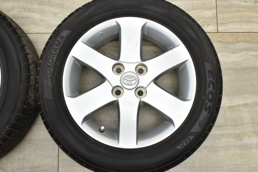 トヨタ スペイド 純正 15in 5.0J +39 PCD100 ヨコハマ エコス ES31 175/65R15 アクア ヴィッツ iQ ポルテ 流用  ノーマル戻し 中古 タイヤホイールセット | パーツ販売ナンバーワン